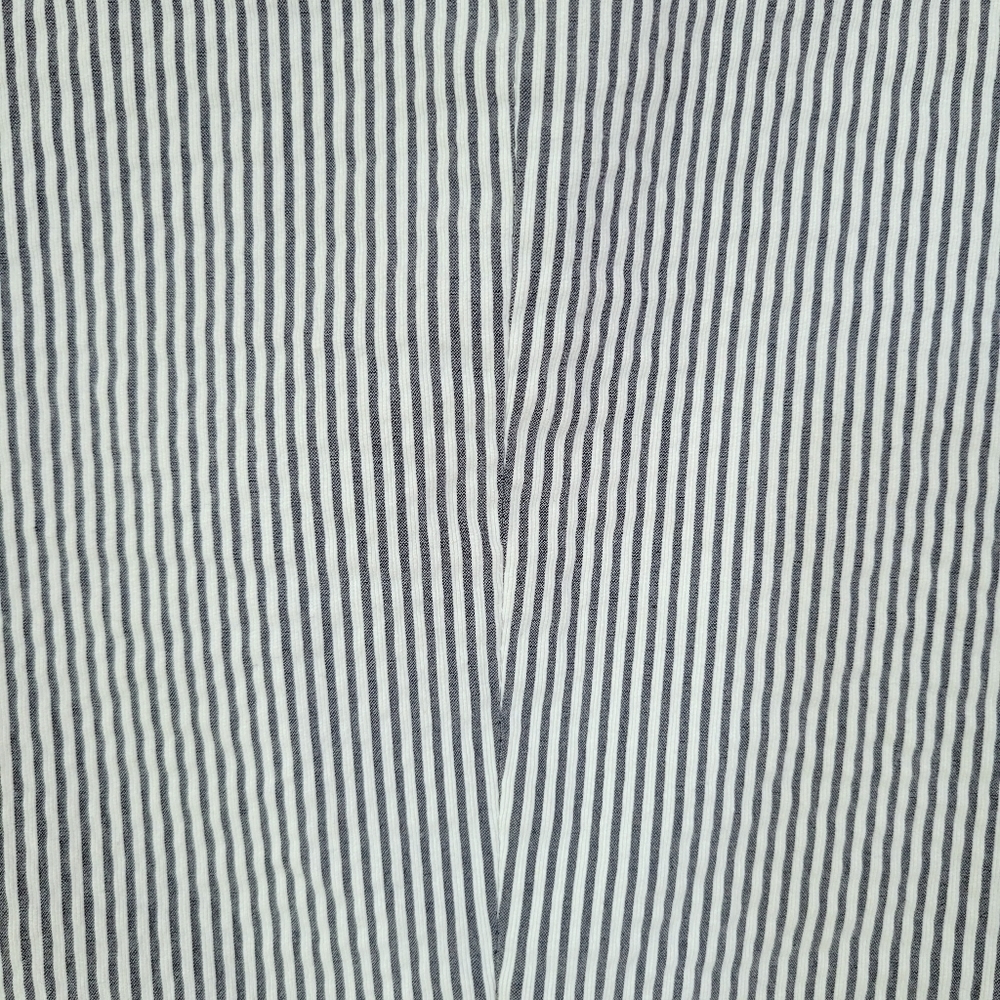 Dalia Pinstripe Blazer Sz L Cotton Blend - Picture 8 of 11